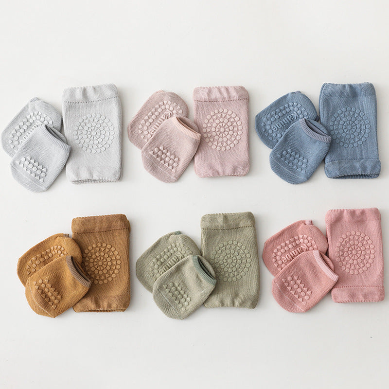 Baby Leg Warmers & Knee Pad Socks Set – Cotton Crawling Protector for Newborns & Toddlers (0–3Y)