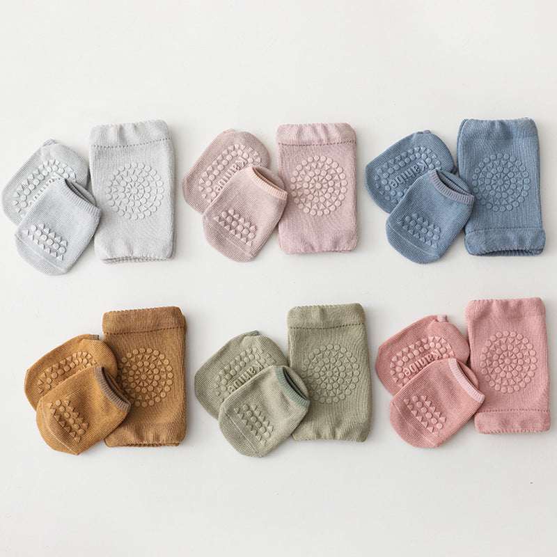 Baby Leg Warmers & Knee Pad Socks Set – Cotton Crawling Protector for Newborns & Toddlers (0–3Y)