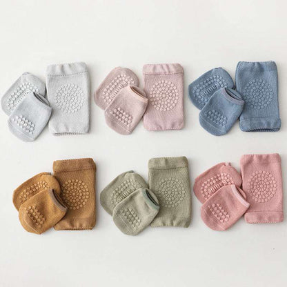 Baby Leg Warmers & Knee Pad Socks Set – Cotton Crawling Protector for Newborns & Toddlers (0–3Y)