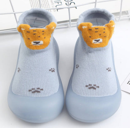 Cuddly Animal - Breathable Lightweight Slip-on Sock/Sneakers - Kiddie Kicks Co